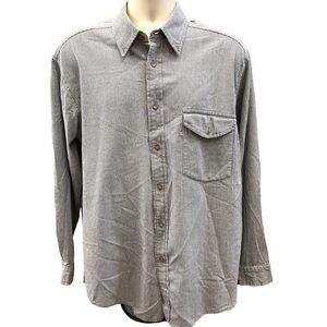 Levi’s Men’s Long Sleeve Button Front Shirt Size Large